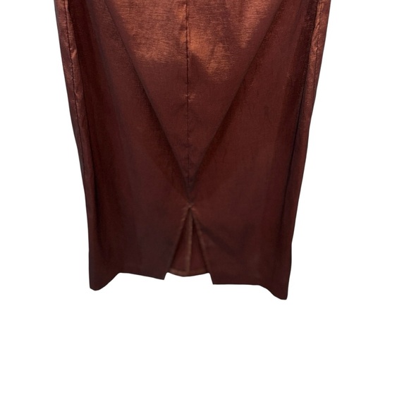 Pinup Couture Brown Off-Shoulder Midi Dress - Picture 5 of 9